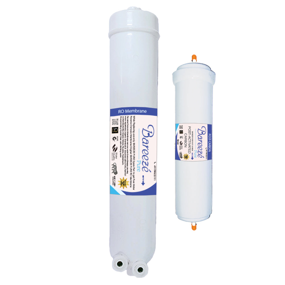 Bareeze Pure Service Filter Kit Compatible with Aquaguard Enhance Green RO Water Purifier
