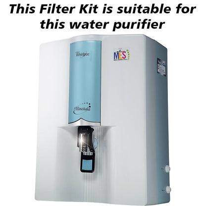 Bareeze Pure Compatible Filter Service Kit for Whirlpool Minerala 90 Elite RO Water Purifier