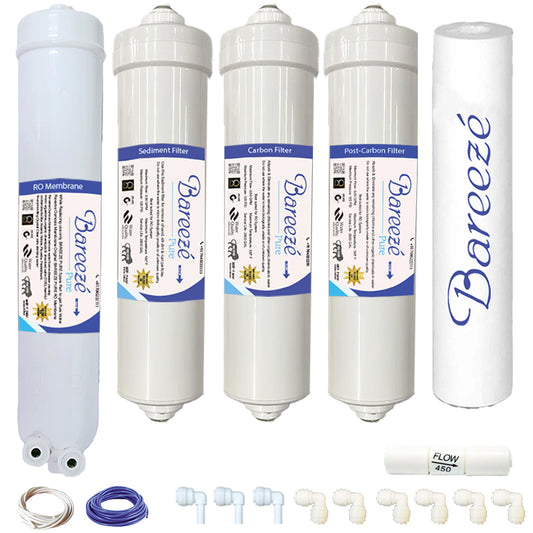 Bareeze Pure Compatible Filter Service Kit for Bluestar Majesto RO+UV Water Purifier