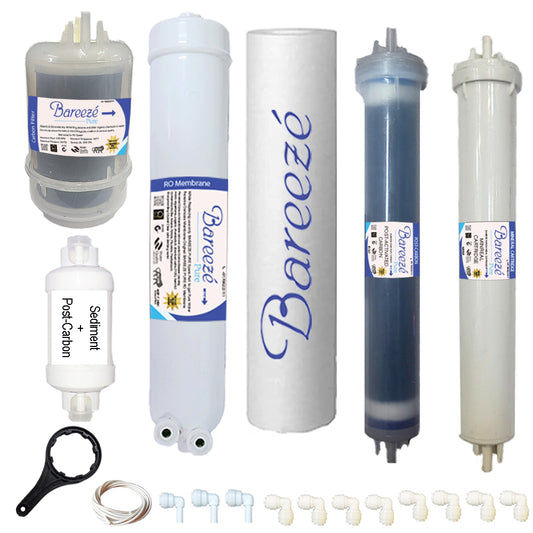 Bareeze Pure Compatible Filter Service Kit for Pureit Ultima Mineral RO+UV Water Purifier