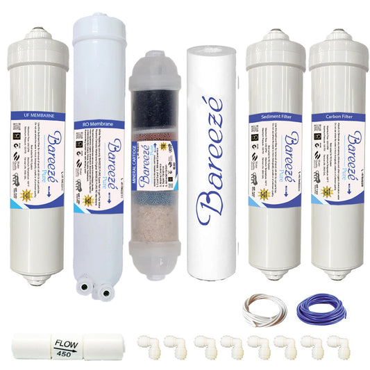 Bareeze Pure Compatible Filter Service Kit for Hindware Moonbow Achelous RO+UV+UF Water Purifier