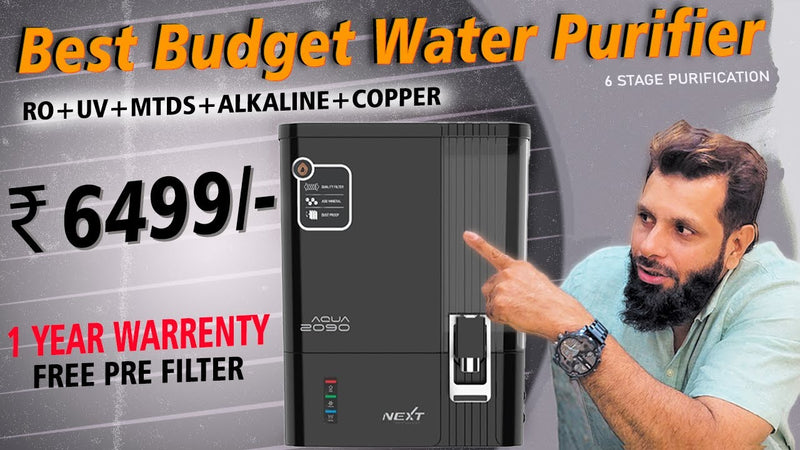 Best Budget Water Purifier? Aqua 2090 RO+UV+Alkaline+Copper | 6-Stage Purification | ₹6499