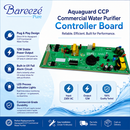 Bareeze Pure PCB Suitable for Aquaguard CCP Commercial Water Purifier