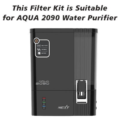 Bareeze Pure Filter for Aqua 2090 RO+UV Water Purifier Full Service Filter Kit