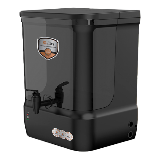 Aqua Mars UV+UF+Alkaline Water Purifier Premium Metallic Black (9L) For Corporation Water Works upto 200tds (Not Suitable For Borewell Or Tanker Water)