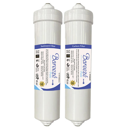 Bareeze Pure Compatible Filter Service Kit for Midea Carrier RO+UV Water Purifier MWPRU080CL7