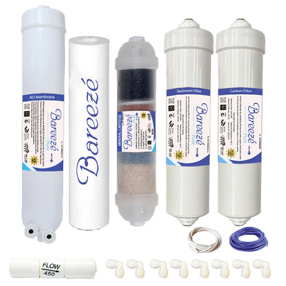 Bareeze Pure Compatible Filter Service Kit for Hindware Moonbow Alpheus RO Water Purifier