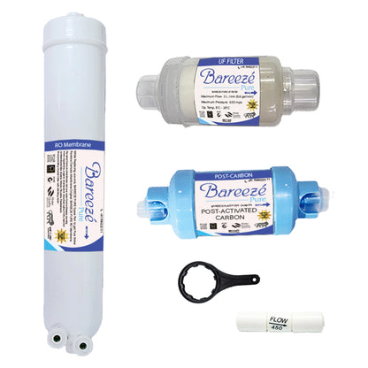 Bareeze Pure Compatible Filter Service Kit for Kent Excell Plus RO+UF+UV+TDS Water Purifier