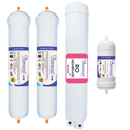 Bareeze Pure Service Filter Kit Compatible With Aquaguard Enhance RO+UV Water Purifier