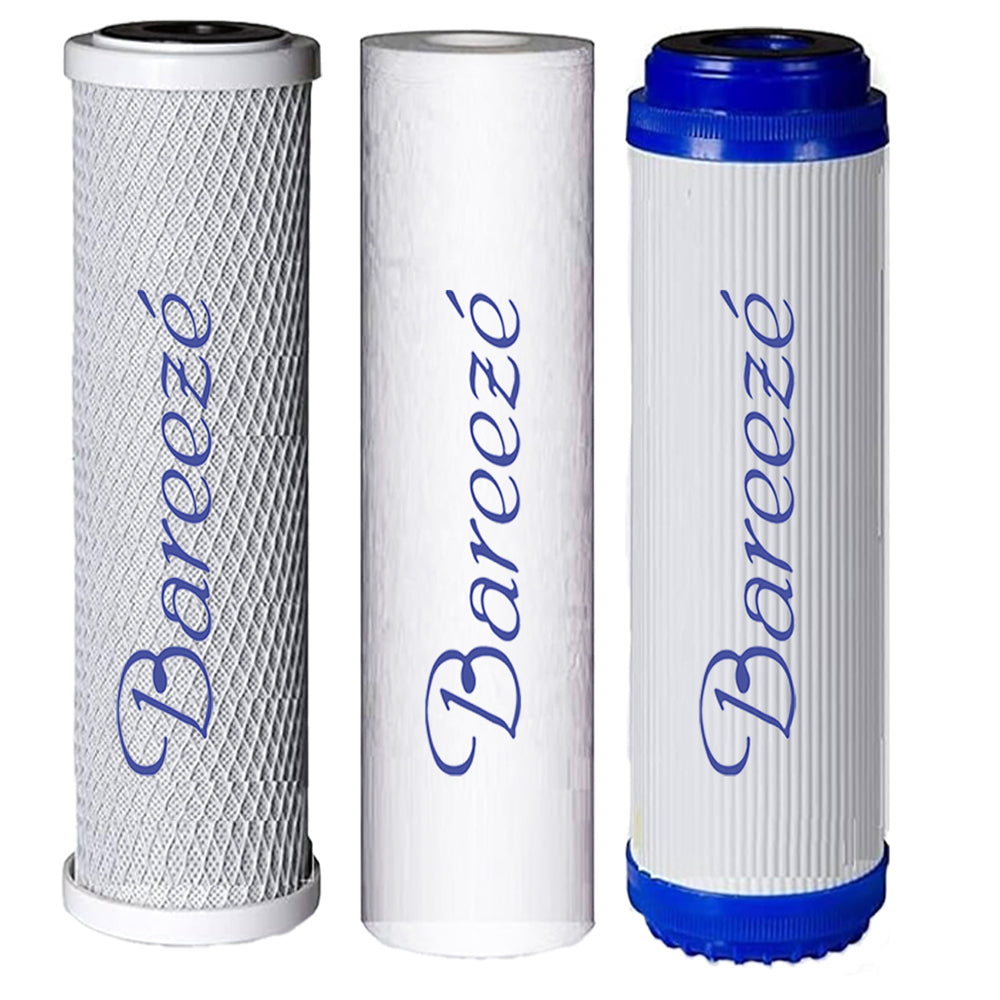 Bareeze Pure Compatible Filter Service Kit for Pentair Reverse Osmosis System Water Purifier