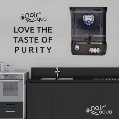 Aqua Mars RO+UV+TDS Water Purifier Premium Metallic Black (9L)