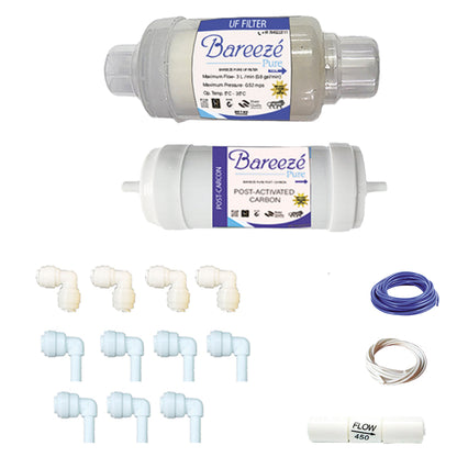 Bareeze Pure Service Filter Kit Compatible with Aquasure Maxima RO+UF Water Purifier
