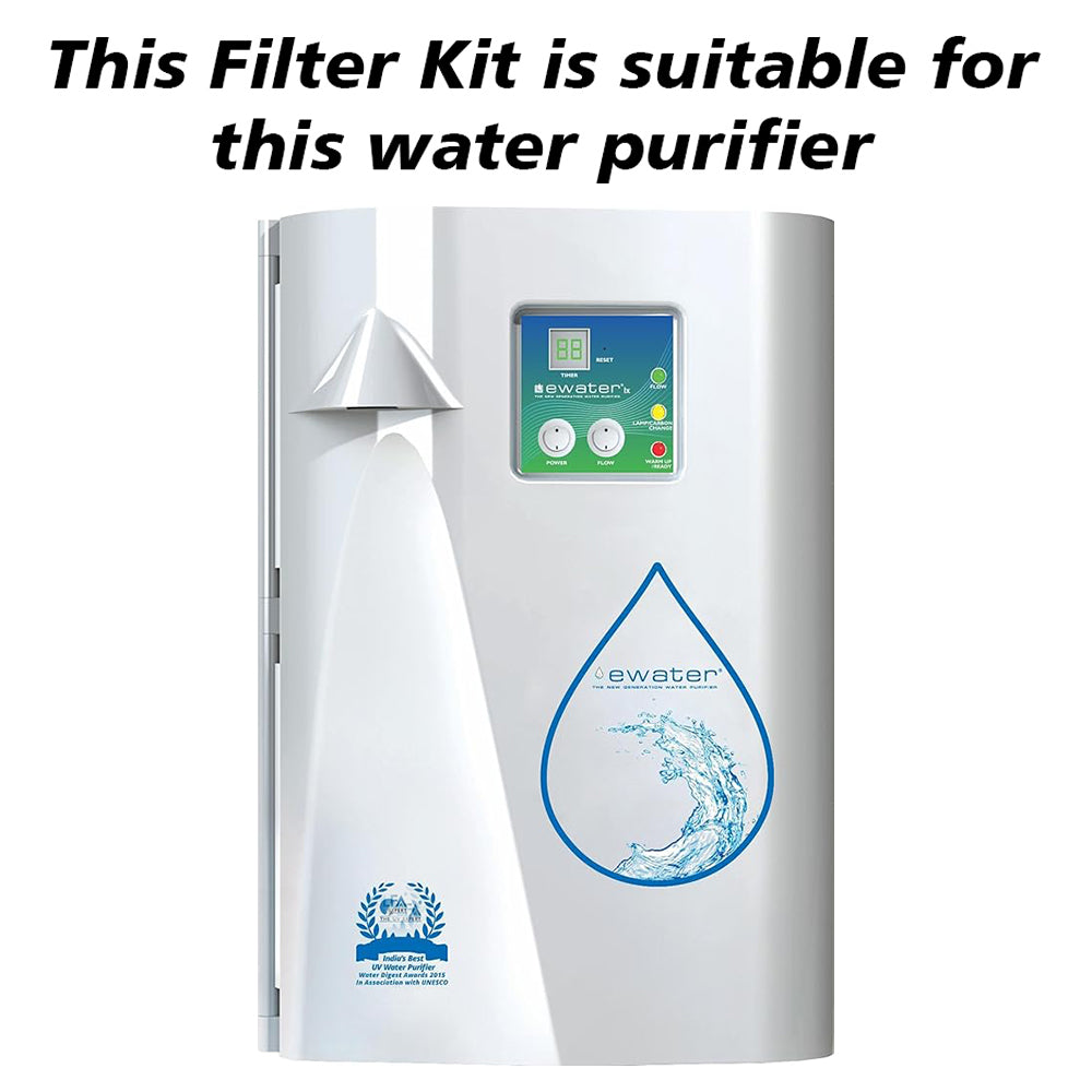 Bareeze Pure Filter Kit Compatible With ALFA Ewater Lx 2 Lpm UV Water Purifier