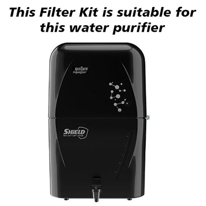 Aquasure Shield RO+UV+MTDS Water Purifier Complete One Year Shield RO+UV+MTDS Service Kit – compatible filter kit – AquaPr...