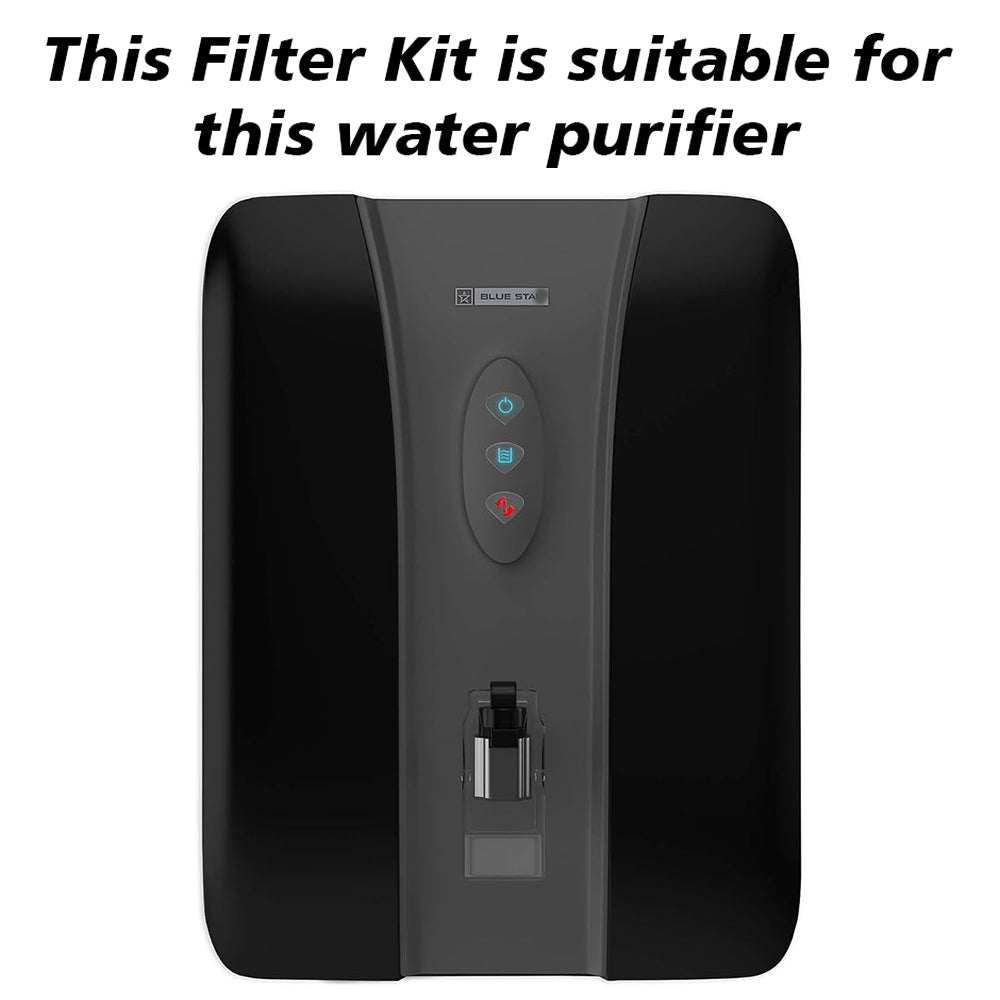 Bareeze Pure Compatible Filter Service Kit for Bluestar Eleanor RO+UV+Alkaline+Copper Water Purifier
