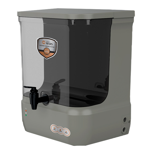 Aqua Mars RO+UV+TDS Water Purifier Premium Metallic Stone Badge (9L)
