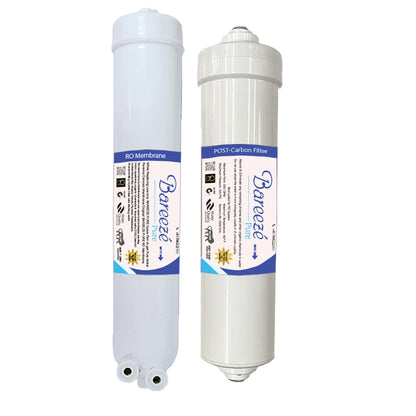 Bareeze Pure Compatible Filter Service Kit for Midea Carrier RO+UV Water Purifier MWPRU080CL7