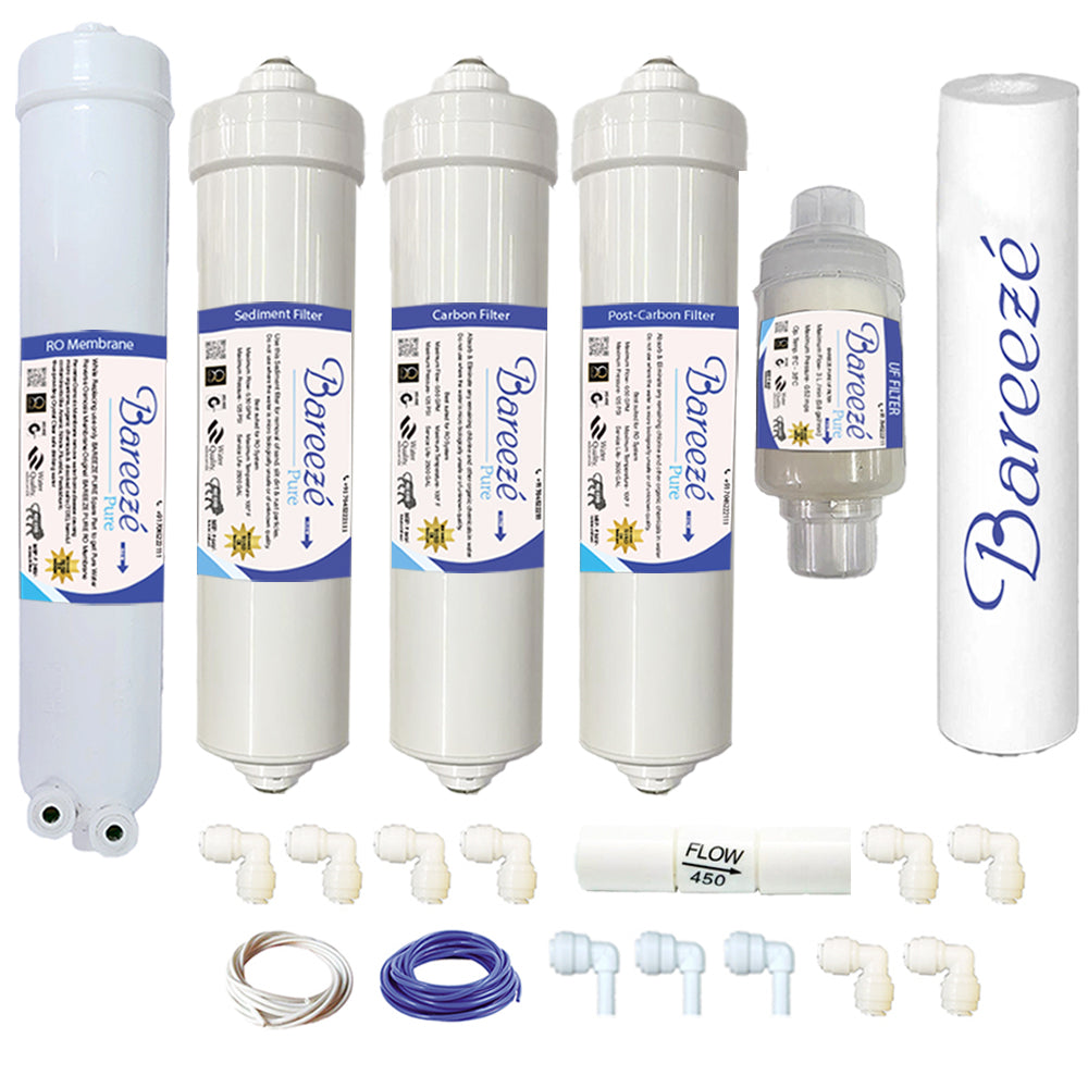 Bareeze Pure Compatible Filter Service Kit for Bluestar Imperia RO+UV+UF Water Purifier