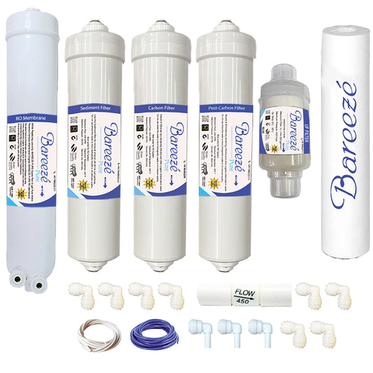 Bareeze Pure Compatible Filter Service Kit for Bluestar Imperia RO+UV+UF Water Purifier