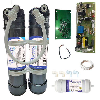 Bareeze Pure Filter Kit for Aquaguard MIST NXT UV - Full Service Kit with Bypass PCB