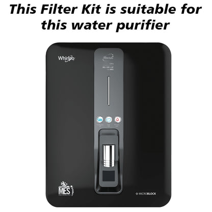 Bareeze Pure Compatible Filter Service Kit for Whirlpool Minerala Ultra Plus RO+UV+UF Water Purifier