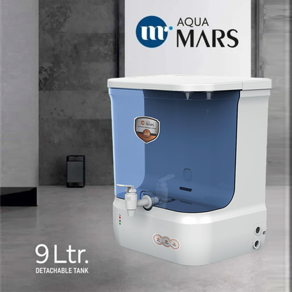 Aqua Mars RO+UV+TDS Water Purifier Premium Metallic Blue (9L)
