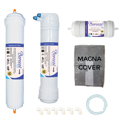 Bareeze Pure Service Filter Kit Compatible with Aquaguard Magna UV Water Purifier One Year Aquaguard Magna HD UV Water Purifier