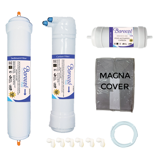Bareeze Pure Service Filter Kit Compatible with Aquaguard Magna UV Water Purifier One Year Aquaguard Magna HD UV Water Purifier