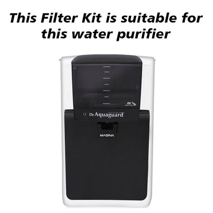 Bareeze Pure Service Filter Kit Compatible with Aquaguard Magna UV Water Purifier One Year Aquaguard Magna HD UV Water Purifier
