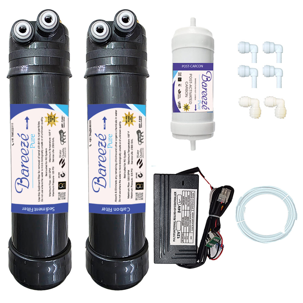 Bareeze Pure Aquaguard UTC UV Booster Filter Kit & Bypass PCB – Complete 1-Year Service Kit