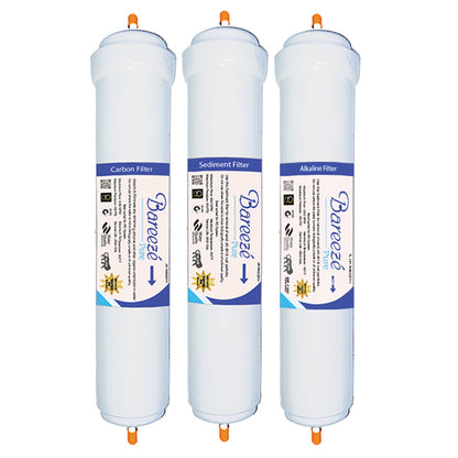 Bareeze Pure Compatible Filter Service Kit for Whirlpool Minerala 90 Platinum RO+MES Water Purifier