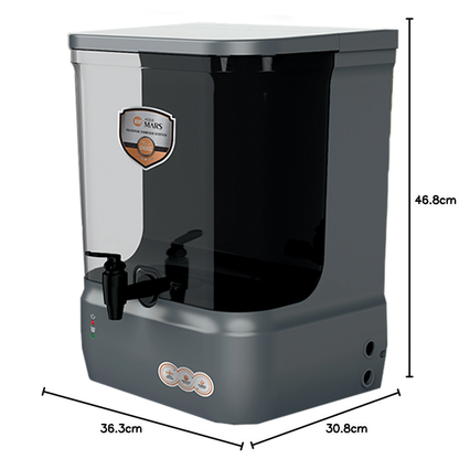 Aqua Mars RO+UV+TDS Water Purifier Premium Metallic Gray (9L)