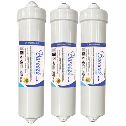 Bareeze Pure Compatible Filter Service Kit for Hindware Elara RO+UV+UF Water Purifier