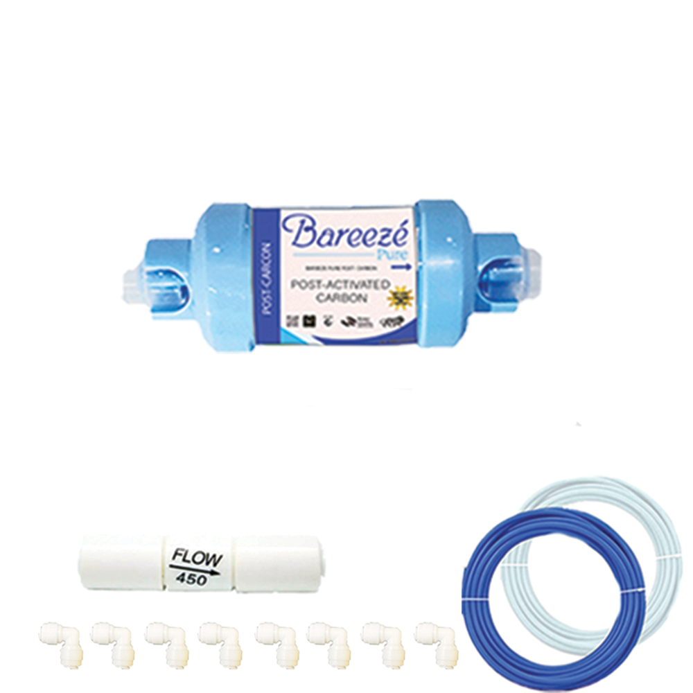 Bareeze Pure Filter Kit for Aquasure Smart Plus RO+UV+MTDS Water Purifier Complete Service Kit for One Year