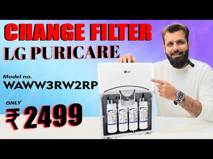 Bareeze Pure Service Filter Kit Compatible with LG Puricare Water Purifier (WW160EP, WW163EP, WW170EP, WW180EP, WAW33RW2RP, WAW35RW2RP, WAW32RW2RP, WAW53JW2RP, WAW73JW2RP)