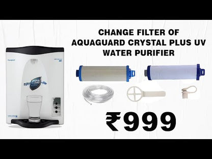 Bareeze Pure Filter Kit for Aquaguard Crystal Plus Water Purifier Carbon Block and Threaded PP Filter Prefilter Cartridge for Aquaguard Crystal Plus