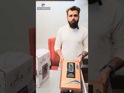 Aqua Product Lotus Water Purifier UV+Active Copper Premium Metallic Black Suitable For Corporation Water Works upto 200tds Non-Storage Water Purifier