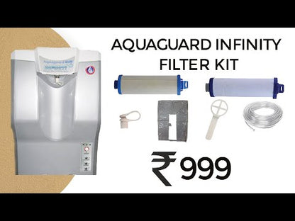 Bareeze Pure Filter for Aquaguard Infinity Water Purifier Carbon Block and Threaded PP Filter Prefilter Cartridge for Aquaguard Infinity