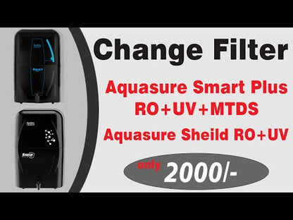 Bareeze Pure Filter Kit for Aquasure Shield RO+UV+MTDS Water Purifier Complete One Year Service Kit