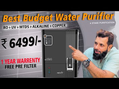 Aqua 2090 RO+UV+TDS+Alkaline+Copper Water Purifier (10L) – Premium Metallic Deep Purple