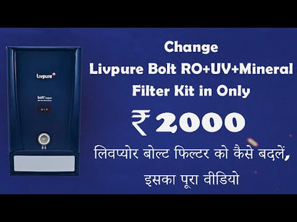 Bareeze Pure RO Service Kit for Livpure Bolt RO+UV+Mineral Water Purifier