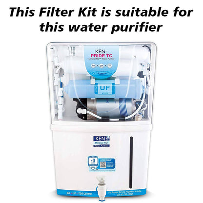 Kent Pride RO+UF+TDS Water Purifier – compatible filter kit – AquaProduct.in