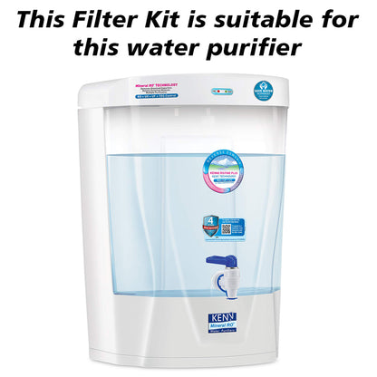 Bareeze Pure Compatible Filter Service Kit for Kent Pristine Plus RO+UV+UF+TDS Water Purifier
