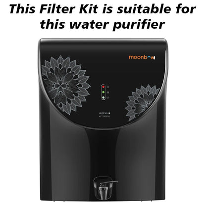 Bareeze Pure Compatible Filter Service Kit for Hindware Moonbow Alpheus RO Water Purifier