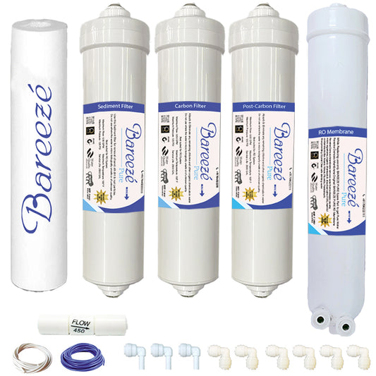 Bareeze Pure Compatible Filter Service Kit for Bluestar Genia RO+UV Water Purifier