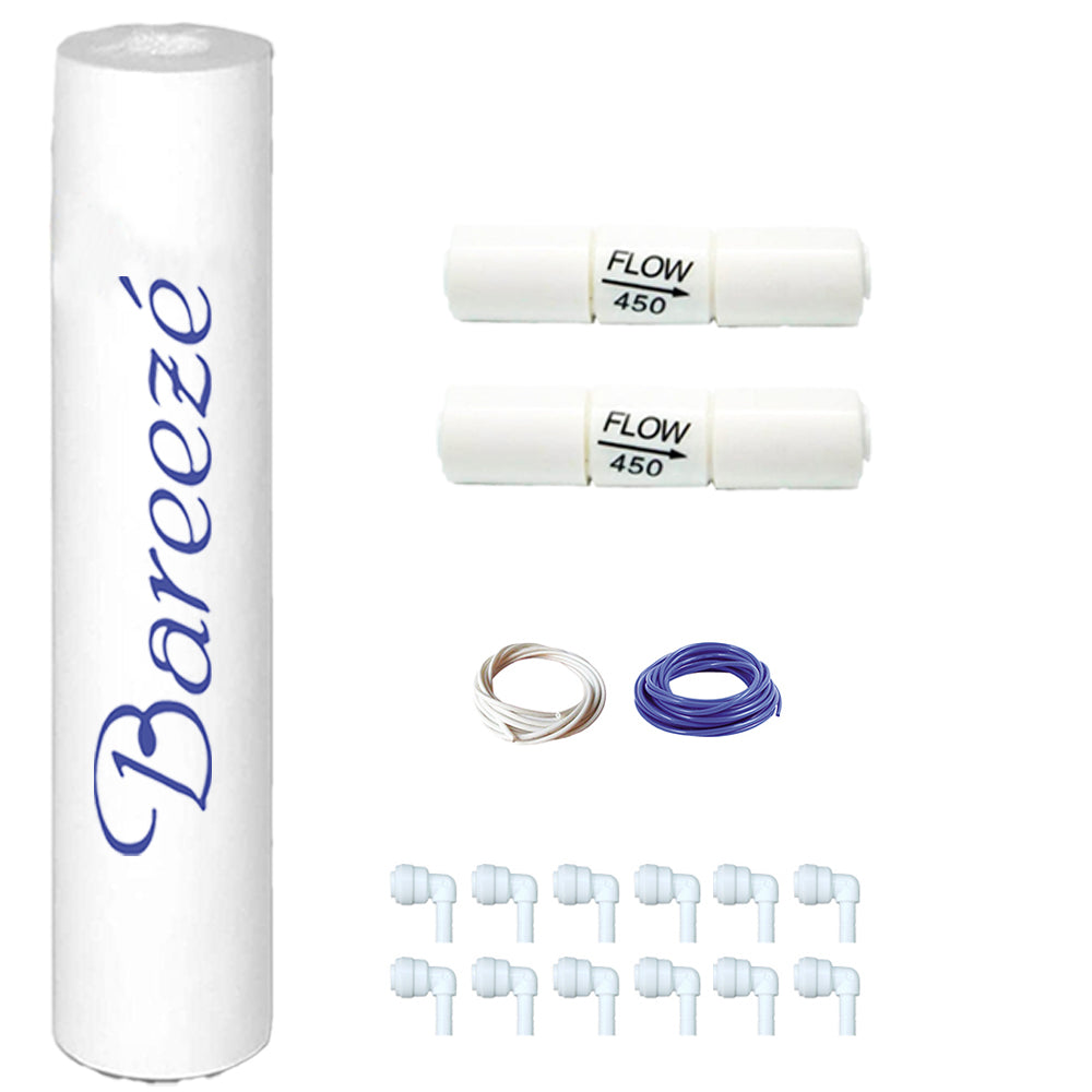 Bareeze Pure Compatible Filter Service Kit for Kent Perk RO Water Dispenser with inbuilt RO Water Purifier