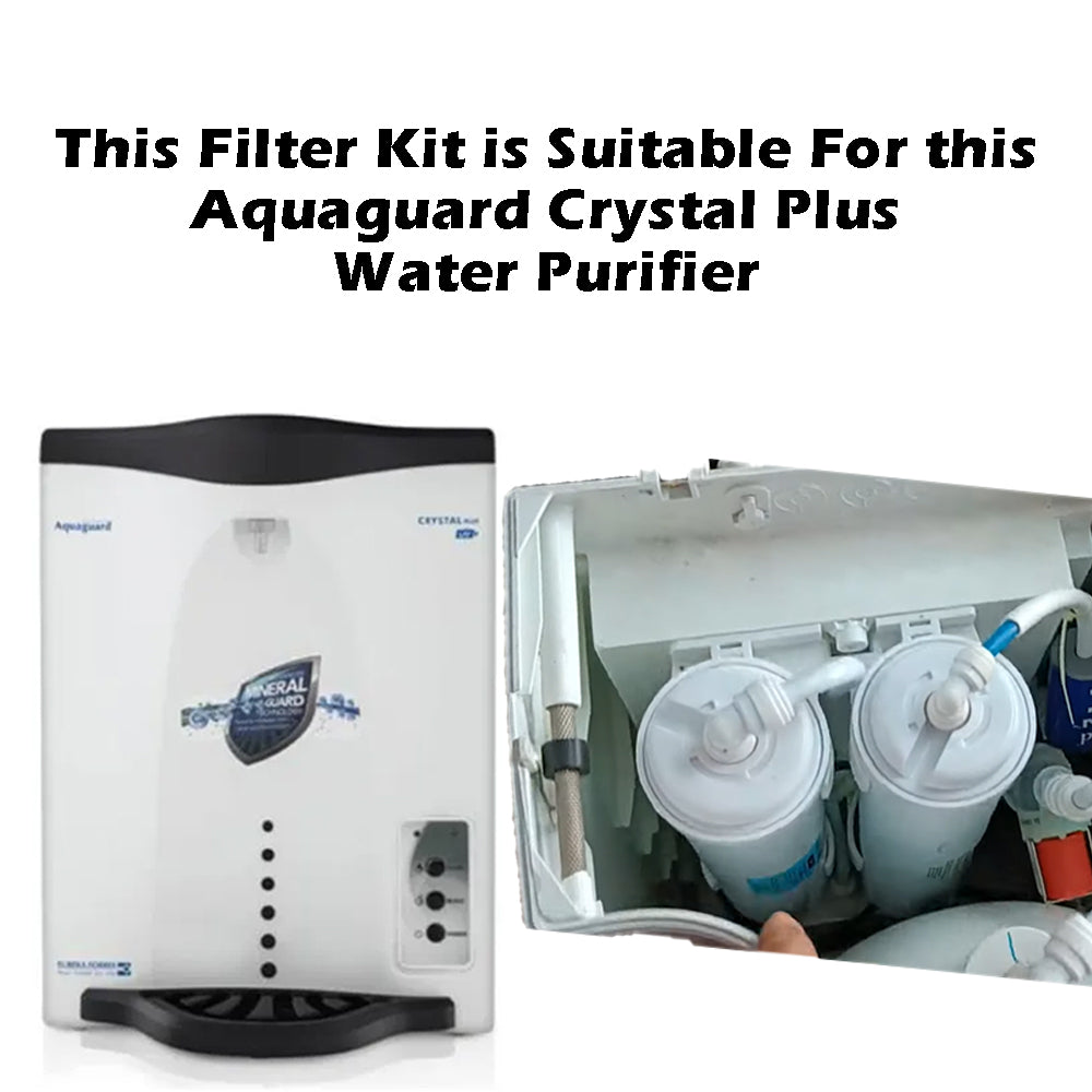 Filter Kit Compatabile With Aquaguard New Crystal Plus Water Purifier – compatible filter kit – AquaProduct.in