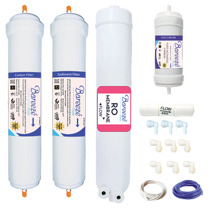 Bareeze Pure Service Filter Kit Compatible With Aquaguard Enhance RO+UV Water Purifier