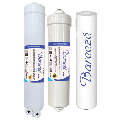 Bareeze Pure Compatible Filter Service Kit for Faber Galaxy RO+UF+MAT Water Purifier