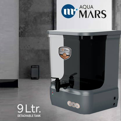 Aqua Mars RO+UV+TDS Water Purifier Premium Metallic Gray (9L)